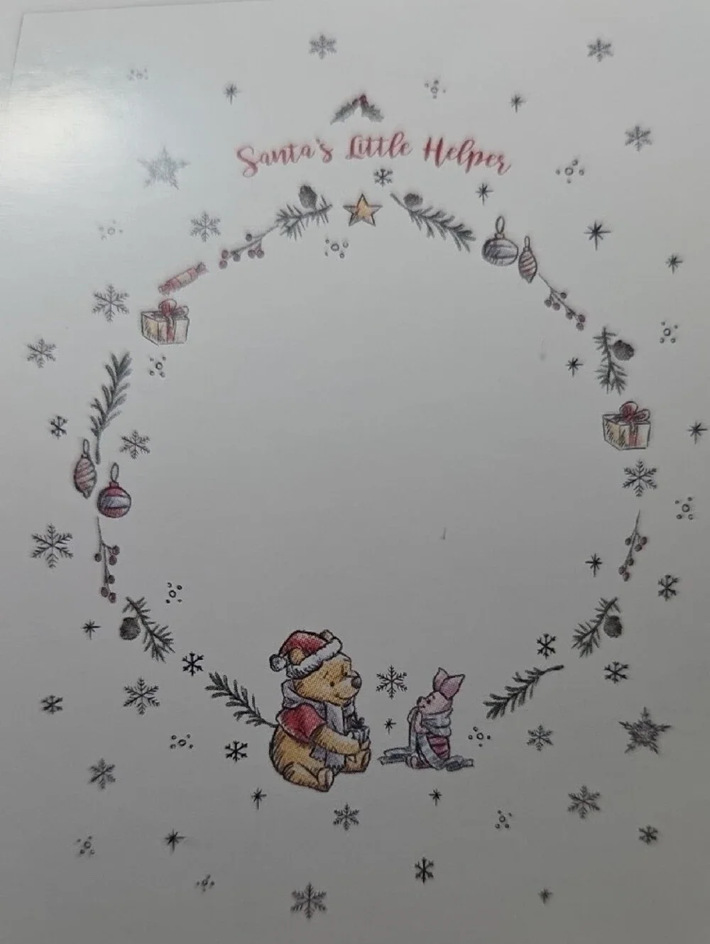 Disney Baby White Winnie the Pooh Snowflake Baby Blanket
